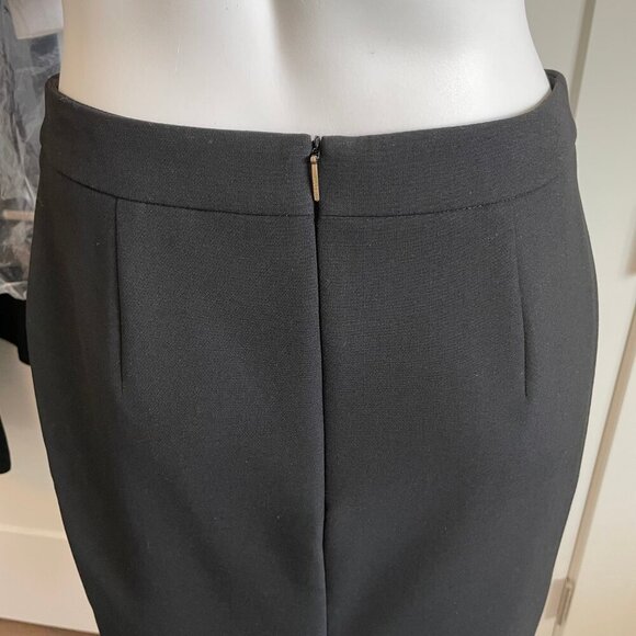 Boss Hugo Boss Vilea1 Classic Poly Viscose Blend Lined Skirt Black Sz 6 NWOT - Picture 5 of 11